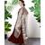 Maroon Embroidered Faux Georgette Anarkali Suit