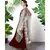 Maroon Embroidered Faux Georgette Anarkali Suit