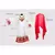 White Embroidered Faux Georgette Semi Stitched Anarkali Salwar With Dupatta