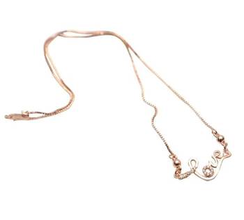 Love penent with chain 2