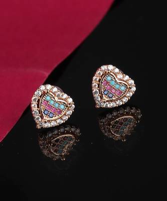 Gold Plated Studded Earring 1