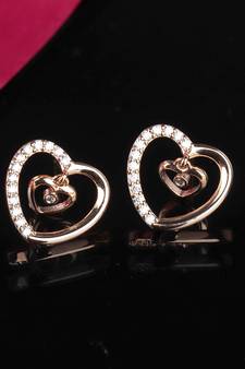 Gold plated Studded Earring