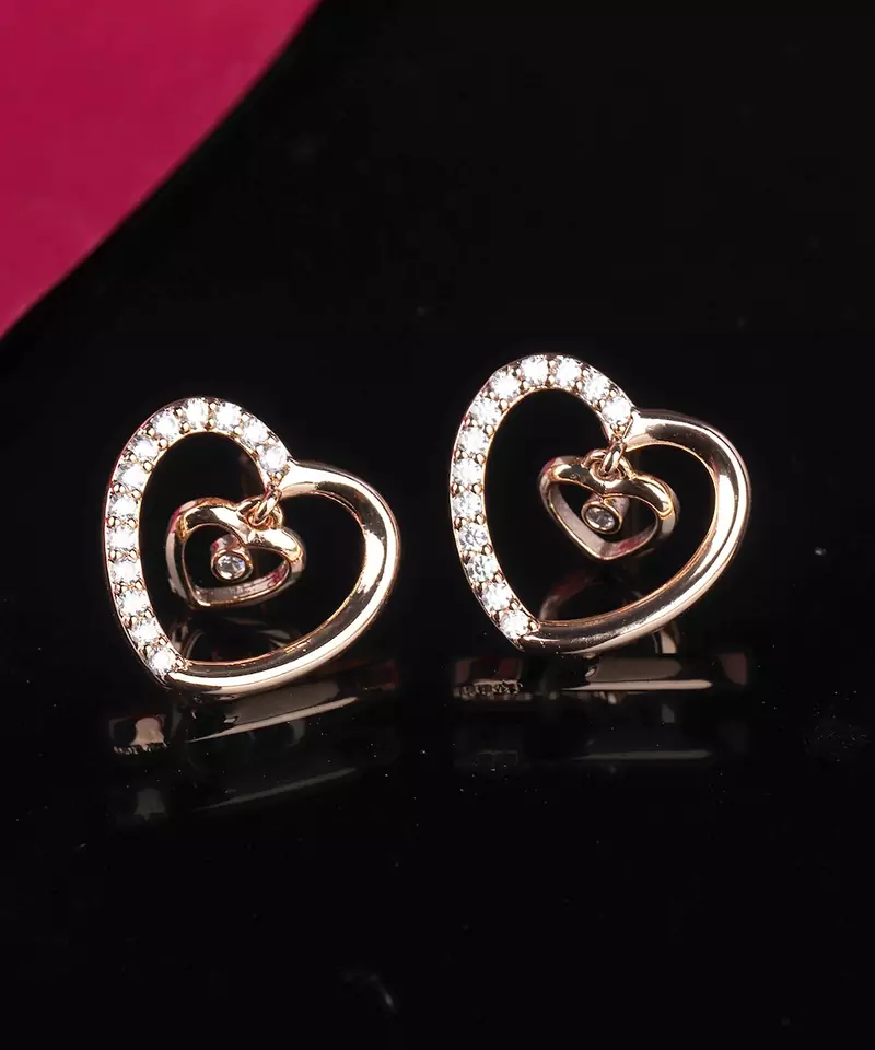 Gold plated Studded Earring