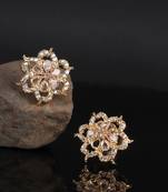 Gold plated Studded Earring