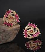 Gold plated Studded Earring