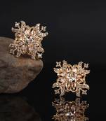 Gold plated Studded Earring
