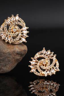 Gold plated Studded Earring
