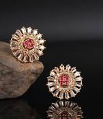 Gold plated Studded Earring