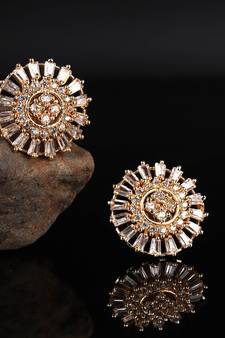Gold plated Studded Earring
