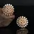 Gold plated Studded Earring