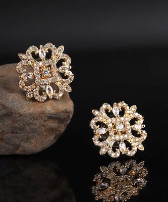 Gold Plated Studded Earring 1