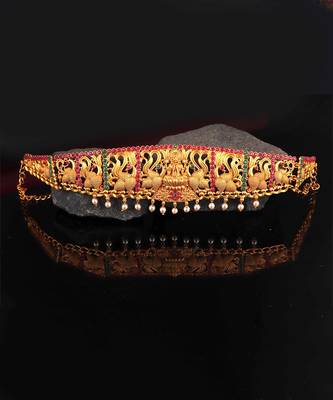 Gold plated Studded kamarband 1