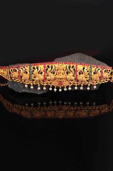 Gold plated Studded kamarband