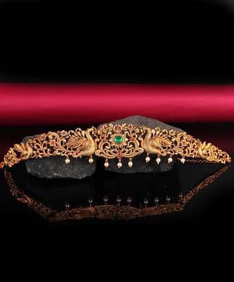 Gold plated Studded kamarband 1