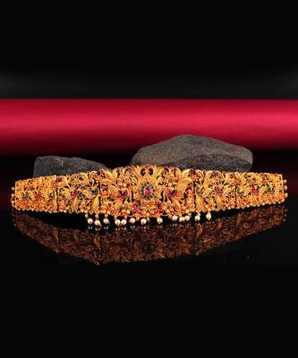 Gold plated Studded kamarband 1