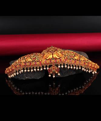 Gold plated Studded kamarband 6
