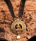 Gold Plated Mangalsutra With Motif