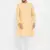 Yellow plain cotton men-kurtas