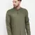 Green plain cotton men-kurtas