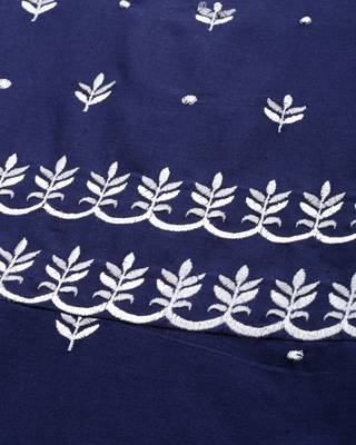 Blue printed cotton ethnic-kurtis 4