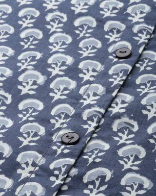 Grey printed cotton ethnic-kurtis 5
