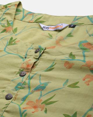 Green printed rayon ethnic-kurtis 5