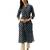 Blue printed cotton ethnic-kurtis