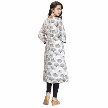 White printed crepe kurtas-and-kurtis 2