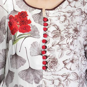 White printed crepe kurtas-and-kurtis 5