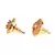 Gold Plated Stone Earrings