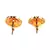 Gold Plated Stone Earrings
