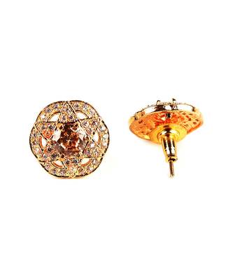Gold Plated Stone Earrings 5