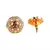 Gold Plated Stone Earrings