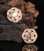 Gold Plated Stone Earrings