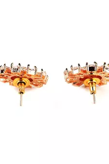 Gold Plated American diamonds Earrings