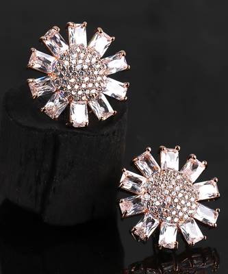 Gold Plated American diamonds Earrings 1