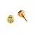 Light Green Gold Plated Stone Earrings