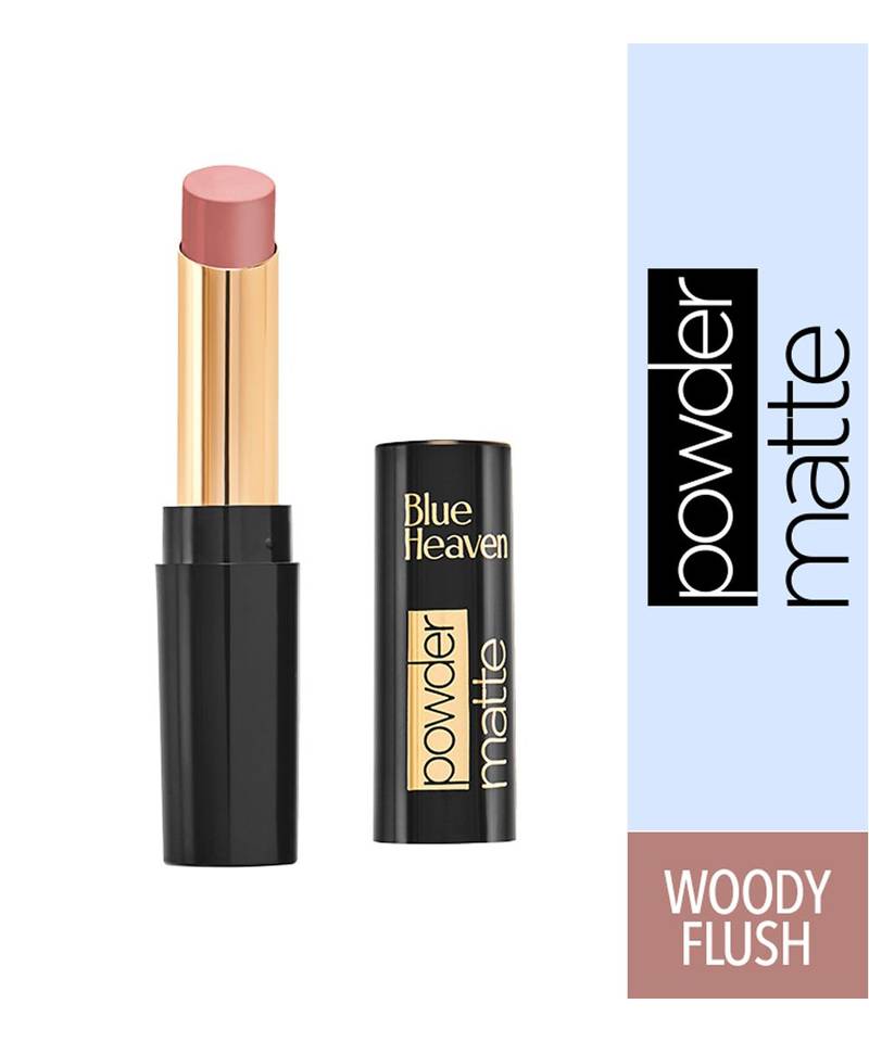 Blue Heaven Powder Matte Lipstick Woody Flush #N01