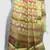weaved pure tusser silk dupatta weaved in leaf pattern motif and rangkart work done on dupatta