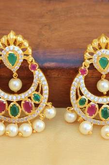 Multicolor agate earrings