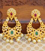 Multicolor agate earrings