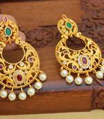 Multicolor agate earrings