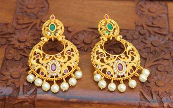 Multicolor agate earrings 2