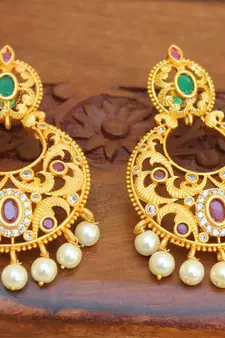 Multicolor agate earrings