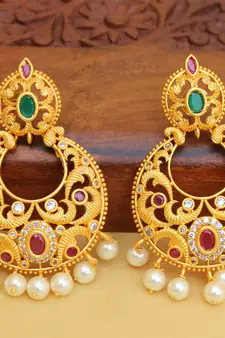 Multicolor agate earrings