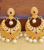 Multicolor agate earrings