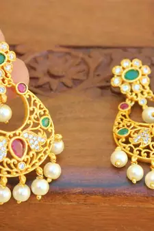 Multicolor agate earrings