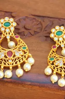Multicolor agate earrings