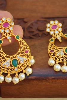 Multicolor agate earrings