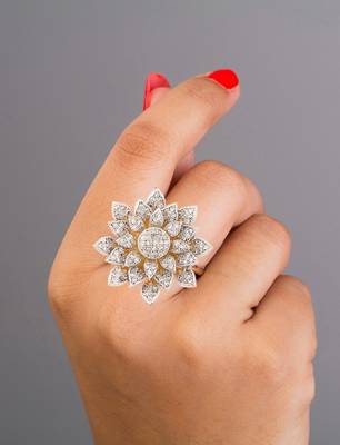 Adjustable finger women rings 1